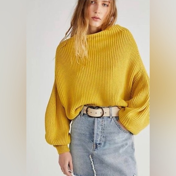 Free People Sweaters - Free People Emmy Mock Neck Sweater size S